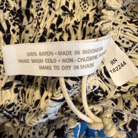 NEW! Cool Change Boho Jodi Dress Multicolor Meadow Floral Print Tiered Size XS - Picture 7 of 9